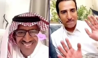 شاهد عفوية خالد عبدالرحمن عندما انقطع الاتصال بفايز المالكي خلال البث المباشر