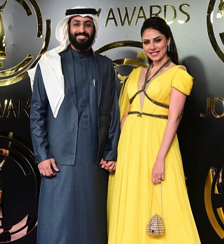 أثناء  حضور مهرجان Joy Awards