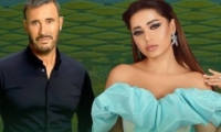 شاهد كاظم الساهر يفاجئ رحمة رياض ويدعوها لغناء ديو معه على المسرح -فيديو