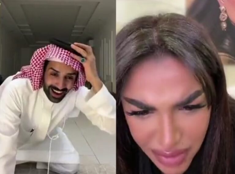 سعود القحطاني يسخر من حواجب شهد يلو في أول بث مباشر على “جاكو”.. شاهد ردة فعلها