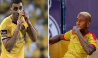 شاهد تاليسكا يسخر من لاعب الاتحاد حمدالله : يا بكاية