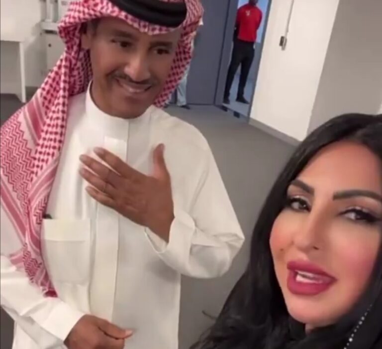 شاهد زينب العسكري تلتقي بالفنان خالد عبد الرحمن.. وتطلق عليه هذا اللقب!